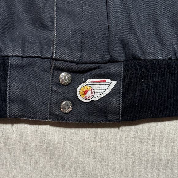 Vintage Jeff Hamilton NHL Pittsburgh Penguins Leather Varsity Jacket Large USA - Picture 10 of 12